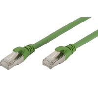 CAT 6A S-FTP patch cord, Cu, PUR AWG 26/7, 2.00 m, green, (similar to RAL 6018)