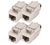 Digitus CAT 8.1 Keystone Modul, blindé, raccord de montage sans outil - 4 pces