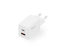 DIGITUS Chargeur USB-C GaN II - 45 W - 1x USB-C, 1x Type A - 2 Ports | Chargeur rapide compatible avec les téléphones portables, les tablettes, les montres connectées et les écouteurs Bluetooth