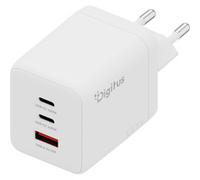 Digitus Chargeur USB GaN II – 3 ports (2x USB‑C + USB‑A) jusqu'à 100 W – Charge rapide – Blanc