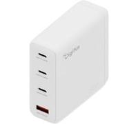 Digitus Chargeur mural DA-10305 GaN II 140W – 3x USB-C, 1x USB-A, PD 3.0, QC 3.0 – Blanc