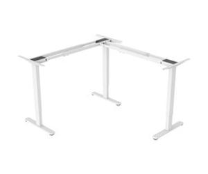 Digitus Châssis de table réglable en hauteur électrique, forme en L à 90°, Cadre