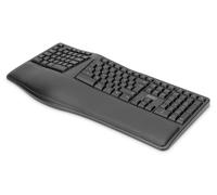 Digitus Clavier ergonomique, sans fil, 2,4 GHz