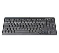 DIGITUS Clavier KVM - Remplacement pour DS-72210 / DS-72211 - Disposition Italienne - Pièce de Rechange ou kit de Mise à Niveau pour Consoles KVM LCD - Connecteur spécifique à l'appareil - Noir
