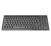 DIGITUS Clavier KVM - Remplacement pour DS-72210 / DS-72211 - Disposition Turque - Pièce de Rechange ou kit de Mise à Niveau pour Consoles KVM LCD - Connecteur spécifique à l'appareil - Noir