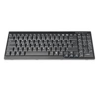 DIGITUS Clavier pour Consoles KVM LCD de, Disposition Allemande, Noir