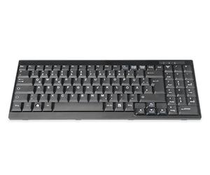 DIGITUS Clavier pour Consoles KVM LCD de, Disposition Allemande, Noir
