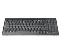 DIGITUS Clavier pour Consoles KVM LCD de, Disposition espagnole, Noir