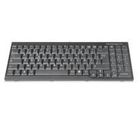 DIGITUS Clavier QWERTY USB pour Consoles LCD KVM Noir
