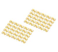 DIGITUS Clips de Couleur pour câbles Patch RJ45 - Organisation par Couleur des câbles réseau - 100 pièces - pour câbles LAN Cat 5e, Cat 6 & Cat 6A - AWG 24/7 à 27/7 - Jaune