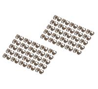 DIGITUS Clips de Couleur pour câbles Patch RJ45 - Organisation par Couleur des câbles réseau - 100 pièces - pour câbles LAN Cat 5e, Cat 6 & Cat 6A - AWG 24/7 à 27/7 - Marron
