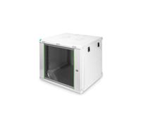 Digitus Coffret Mural Dynamic Basic 9U 600x450mm Gris RAL 7035, Porte Verre, Rails 19" Réglables, Charge 60kg, IP20, Référence DN-19-09-U-EC