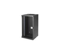Digitus Coffret Mural SOHO PRO 12U 10" (254mm) 316x298x591mm Acier Noir (RAL 9005) Porte en Verre Charge 60kg IP20 DN-49105