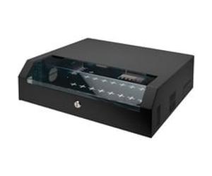Digitus Coffret mural SOHO Slim 156x525x475mm 3U rotatif 2U fixe, Armoire informatique