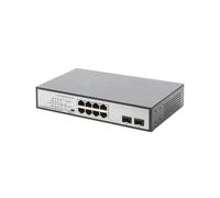 Digitus Commutateur Gigabit 8 Ports PoE++ (6 PoE, 2 SFP) - 802.3af/at/bt, 180W PoE, 2x 90W, 4x 30W, RJ45, Détection Auto PoE, Legacy BT, BT, UPoE