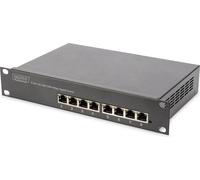 Digitus | Commutateur Gigabit Ethernet 8 ports | DN-80114 | Non administré | Montage en rack | Nombre de ports 10/100 Mbps (RJ-45) | Nombre de ports 1 Gbps (RJ-45) | Nombre de ports SFP+ | Type d'alim