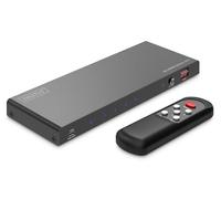Digitus Commutateur HDMI DS-55335 4x1 8K60Hz HDMI 2.1 HDCP 2.3 Télécommande boîtier métallique LED