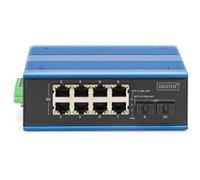 Digitus Commutateur industriel DN-651150 - 8xRJ45+2xSFP, IP40, alim redondante 12-48VDC, Rail DIN