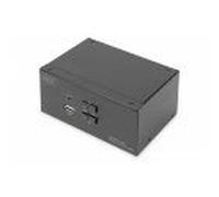 Digitus Commutateur Kvm, 2 Ports, Double Affichage, 4k, Displayport