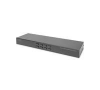 Digitus Commutateur KVM HDMI 8 ports – HDMI 1.4 UltraHD 4K30Hz, USB souris/clavier, hotkey – Noir