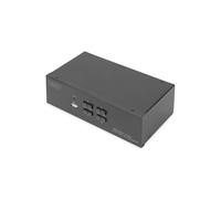 DIGITUS KVM-Switch 4-Port Dual-Display,4K, Display-Port