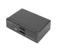 DIGITUS Commutateur KVM HDMI 2 ports - Écran unique - UD 4K - Ports USB/audio, USB 2.0, Hotkey, Télécommande