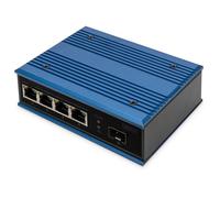 Digitus Commutateur réseau Fast Ethernet 4 ports, industriel, non administrable, 1 liaison montante SFP