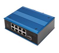 Digitus Commutateur réseau Fast Ethernet 8 ports, industriel, non administrable, 1 liaison montante SFP