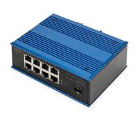 Digitus Commutateur réseau Gigabit Ethernet 8 ports, industriel, non administrable, 1 liaison montante SFP