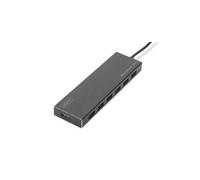 Digitus Concentrateur USB 3.0 7 Ports Aluminium - USB 3.2 Gen 1 (3.1 Gen 1) Type-A - Taux de Transfert 5 Gbps - Compatible Windows / macOS