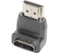 Digitus Adaptateur HDMI coudé 90° noir-or