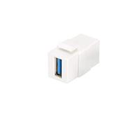 DIGITUS Connecteur Keystone USB 3.0 - Pour DN-93404 - Blanc pur (RAL 9003)