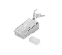 Digitus Connecteur modulaire pour câble rond, CAT 6A, blindé, Connecteur de passage