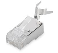 Digitus Connecteur modulaire pour câble rond, CAT 6A, blindé, Connecteur de passage