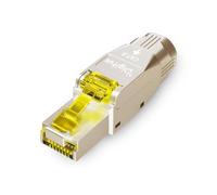 Connecteur modulaire RJ45 cat.8.1, PoE++, 25/40GbE, blindé, vissable, sans outil, AWG 26-22