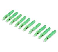 DIGITUS connecteur réseau fibre optique - coupleur LC/APC - fibre optique monomode - 10 pièces - longueur 50 mm - vert
