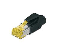 DIGITUS Connecteur réseau RJ45 Cat 6A - 1 pièce Hirose TM31 - Connecteur à sertir Cat6A Blindé - Pour câble réseau, câble patch, câble Ethernet - 10GBase-T - 8P8C - AWG 27/7 à AWG 24/7