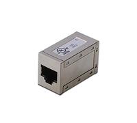 DIGITUS Connecteur RJ45 Cat 6A - 1 pièce - Blindé - PoE+ - 1 Gbit/s | Rallonge de câble LAN - Connecteur pour câble réseau Cat-6A - Raccord modulaire - Pour commutateur, DSL, modem, routeur, PC