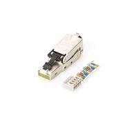 Digitus Connecteur RJ45 CAT 6A Blindé Terrain DN-93631, Corps Zinc, Ø câble 9mm, Fil 1.6mm, Température -40°C à 80°C, Montage sans outil