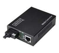 Digitus Convertisseur de média fibre optique DN-82122 - 1GbE RJ45/SC Monomode bidirectionnel 20 km