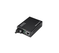 Digitus Convertisseur de Média Gigabit DN-82122, RJ45/SC, 1000Base-LX, Monomode 9/125µm, Distance 20km, 1310nm, Auto MDI/MDI-X