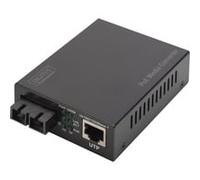 Digitus Convertisseurs de médias Gigabit PoE RJ45/SC SM PSE
