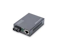 Digitus Convertisseur de médias Gigabit DN-82121-1 RJ45/SC 1000Base-TX/LX Monomode 1310nm jusqu'à 20km IEEE 802.3/u/z
