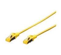 Digitus Câble réseau Cat 6A – 7 m – RJ45 S/FTP blindé – Compatible Cat‑6 & Cat‑7 – Jaune