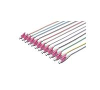 Digitus Cordon Fibre Optique LC Simplex OM4 Multimode 50/125µm LSZH 2m, Perte Insertion 0.4dB, Connecteurs Mâles, Coloris IEC 304, -25°C à +80°C