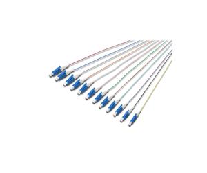 Digitus Cordon Fibre Optique LC Simplex OS2 Monomode 9/125µm Multicolore, 2m, Connecteur IEC 61754-4, -25°C à 80°C