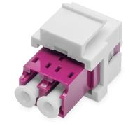 Digitus Coupleur duplex LC/LC pour fibre optique, multimode OM4, module Keystone