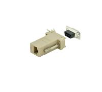 DIGITUS RS 232 adapter - RS-232 - RJ-45 - Beige