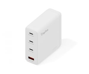 Digitus DA-10305 Chargeur mural GaN II 140W | 3x USB-C, 1x USB-A | PD 3.0, QC 3.0 | Blanc