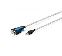 Digitus Câble adaptateur USB 2.0 vers RS232 DA-70170 – USB-A, DB9, 1,8 m, FTDI, rétention COM